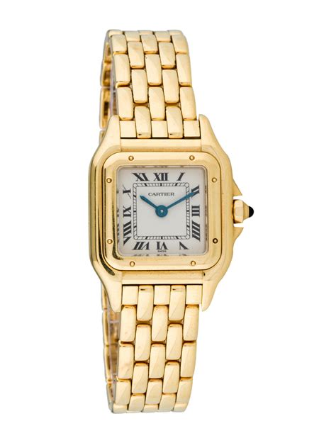 watchbox cartier|18k cartier watch.